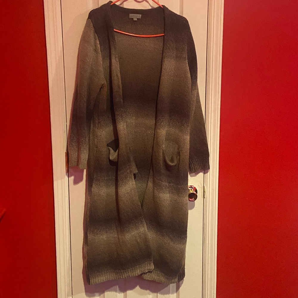 Brown cardigan